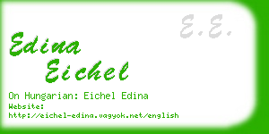 edina eichel business card